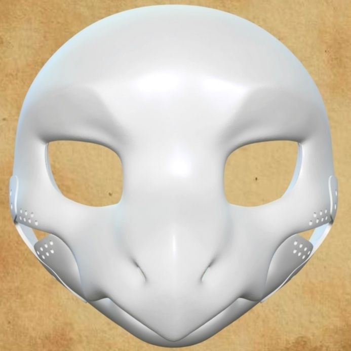 Bird Dragon 3D Printed Bird Skull