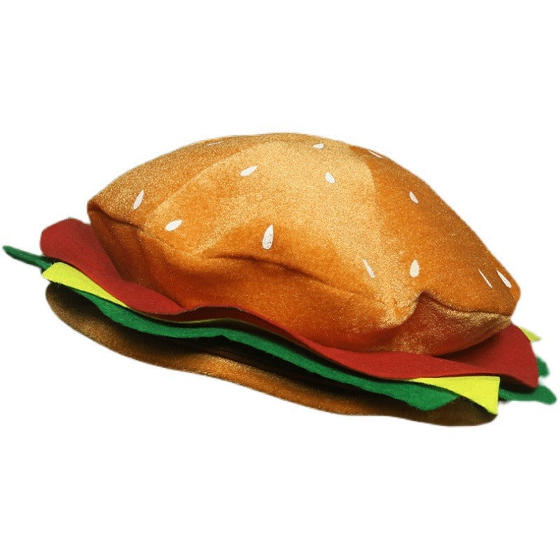Hamburger Plush Hat