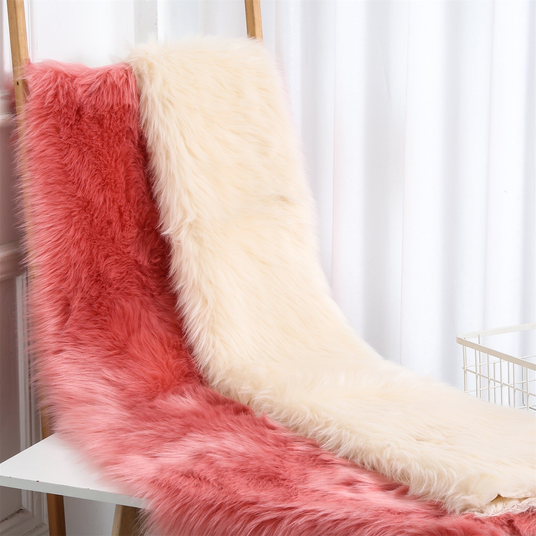 2.4" Soft Fox Faux Fur (Carpet-Texture Long Pile Fabric)