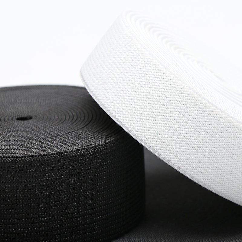 Loose elastic 3cm white band