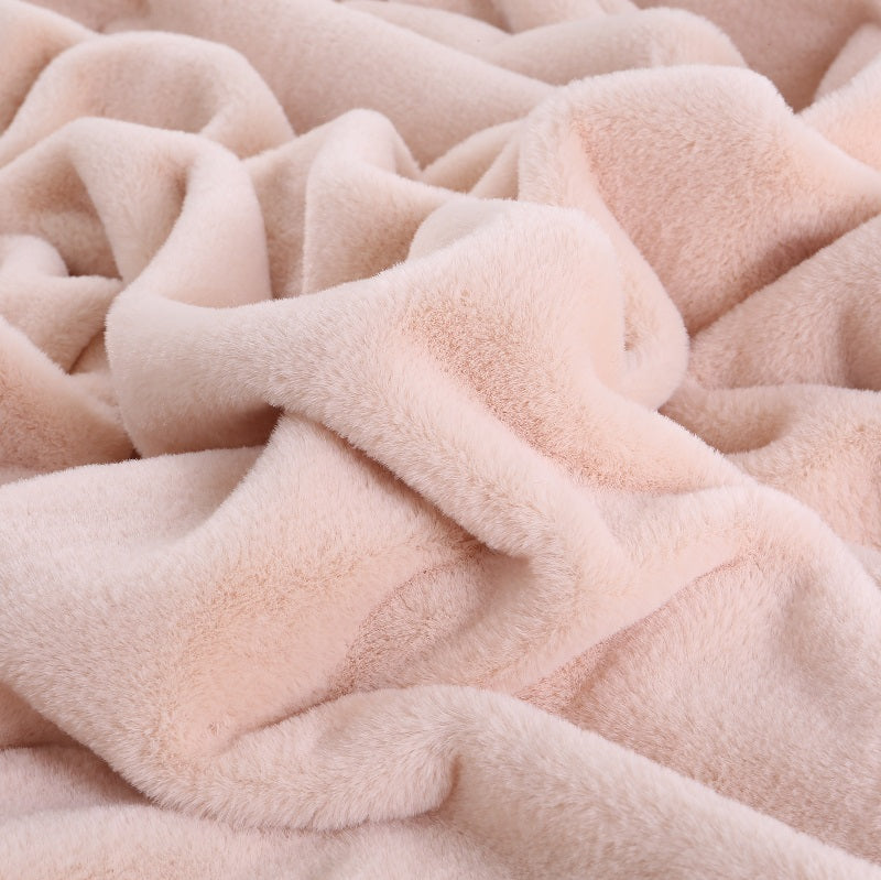 0.2" Ultra-Soft Short-Pile Faux Rabbit Fur Fabric
