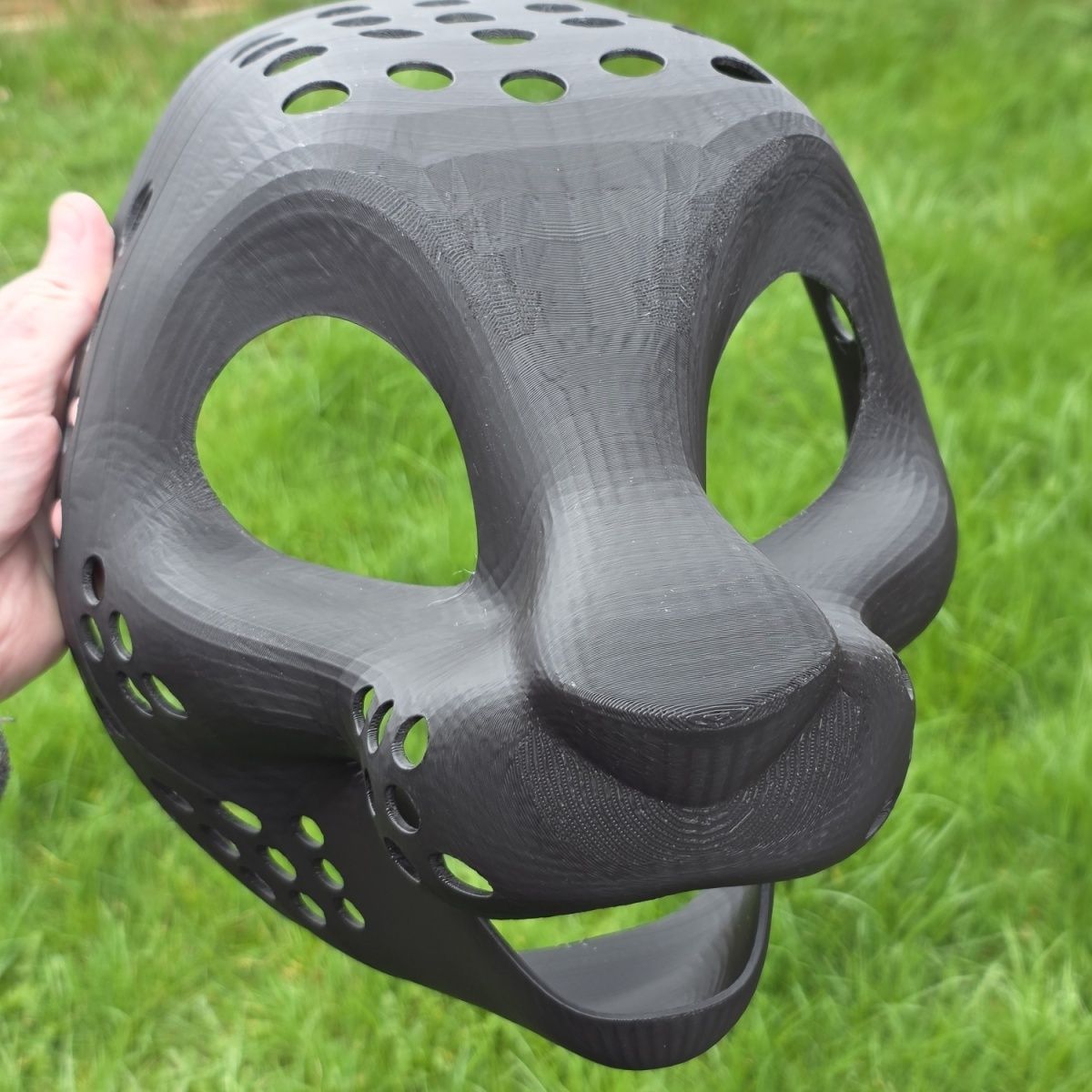 Feline Skull 3D Printed PLA Material