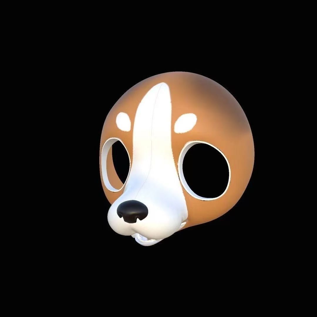 PLA Material Canid Skull Medium-long Muzzle