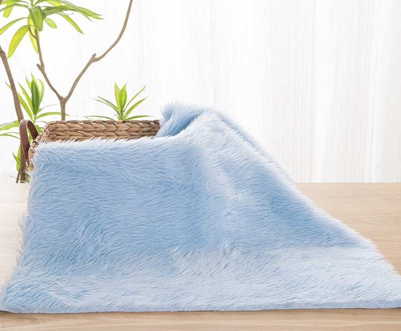 Blue Series Luxury Fox Shag Fur