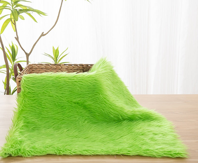 Green Series Luxury Fox Shag Fur