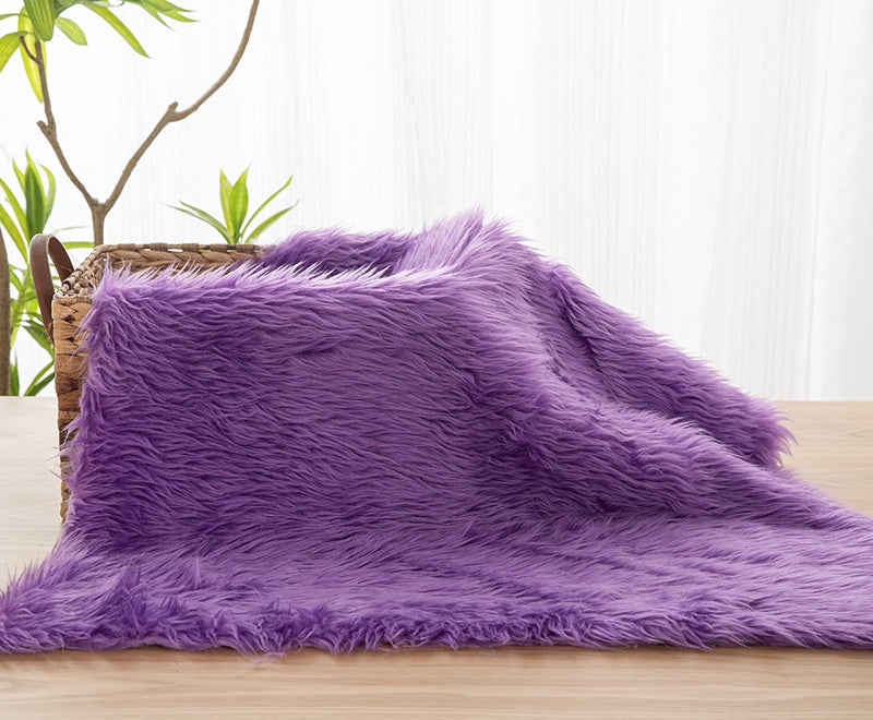 Purple Series Luxury Fox Shag Fur