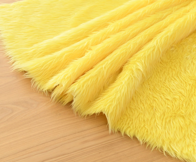 Yellow&Orange Series Luxury Fox Shag Fur