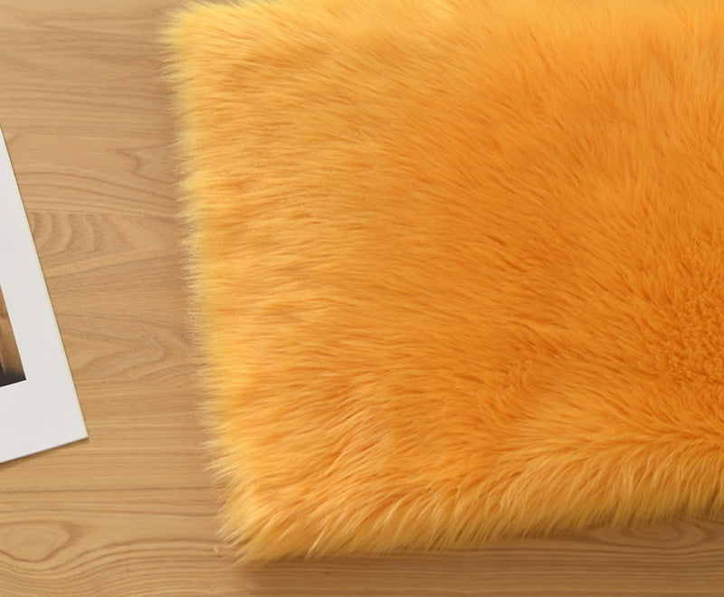 Yellow&Orange Series Luxury Shag Faux Fur