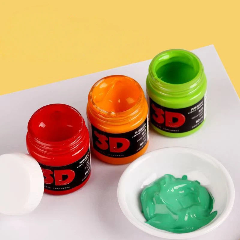 12-Color Acrylic Paint Set