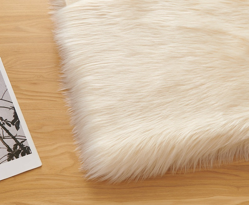 Black Grey White Series Husky Faux Fur