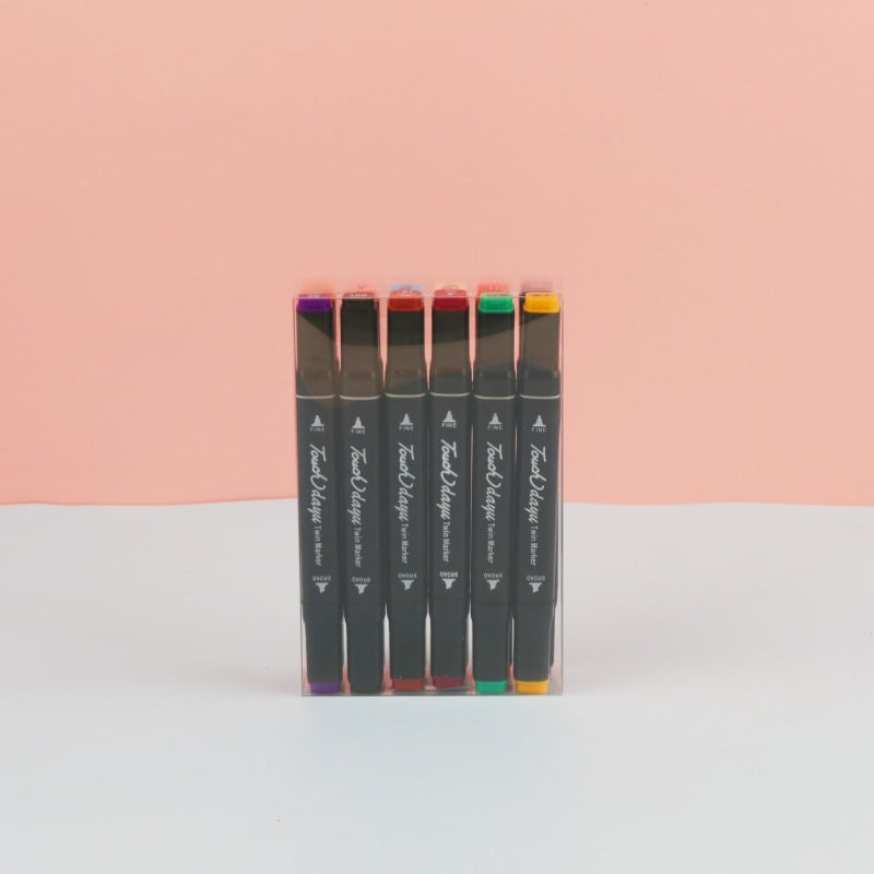 48-Color Dual-Tip Marker Set