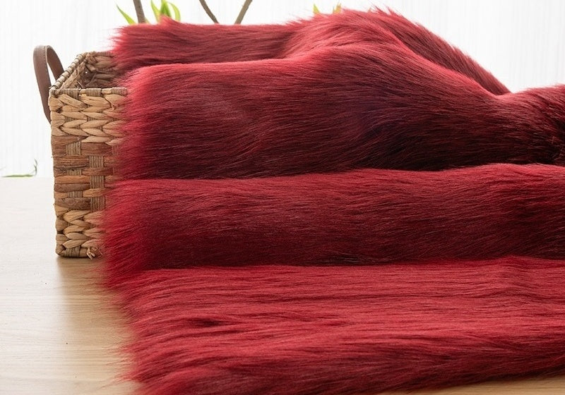 Red Series Fox Fur Fabric