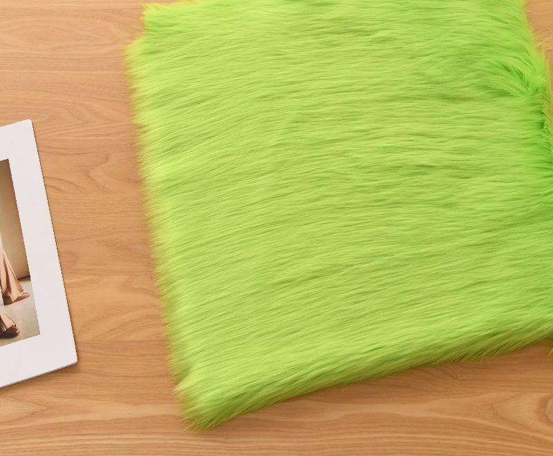 Green Series Luxury Shag Faux Fur