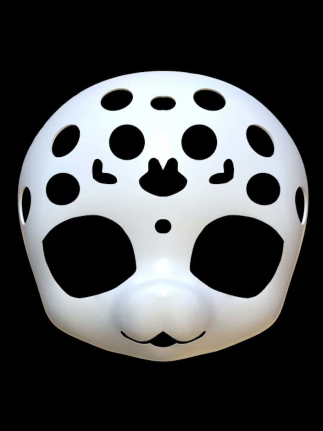 Cute Short-Snout Kemono Fursuit Skull Base