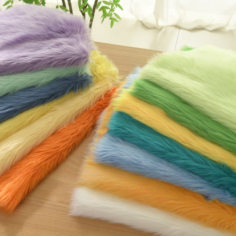 [Color Swatches] - 1.6" Long-Pile Faux Fur Fabric (Thickened Soft Textile for Fursuits)