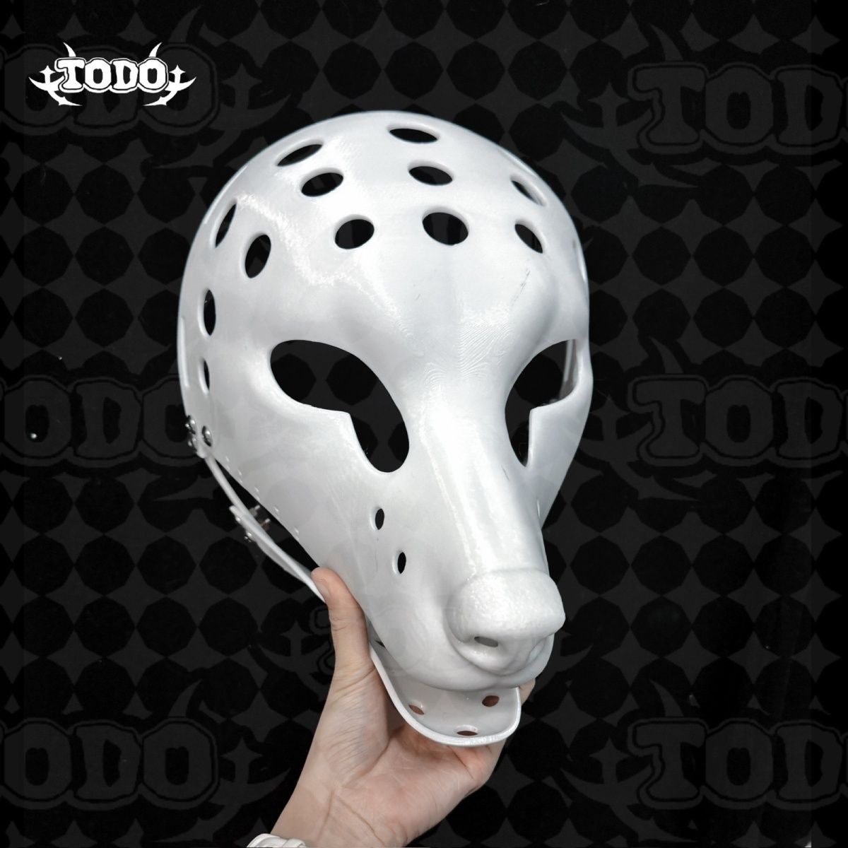 Realistic Wolfdog Fursuit Head Base