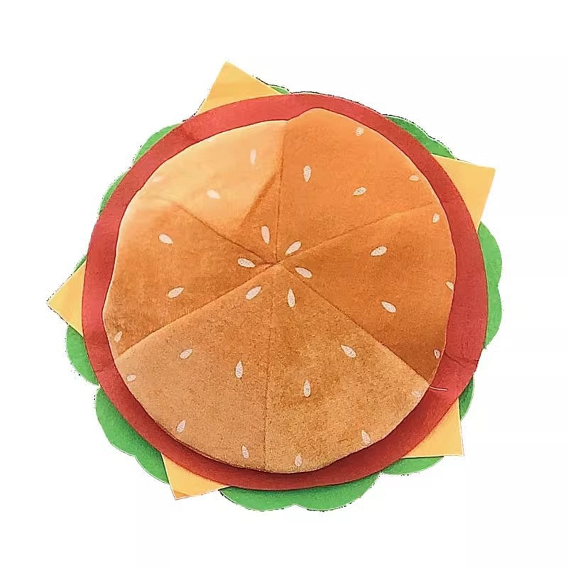 Hamburger Plush Hat
