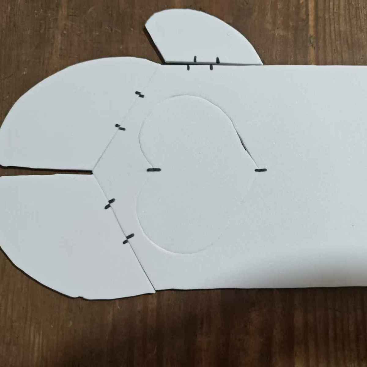 Fursuit Hoof Pattern Template