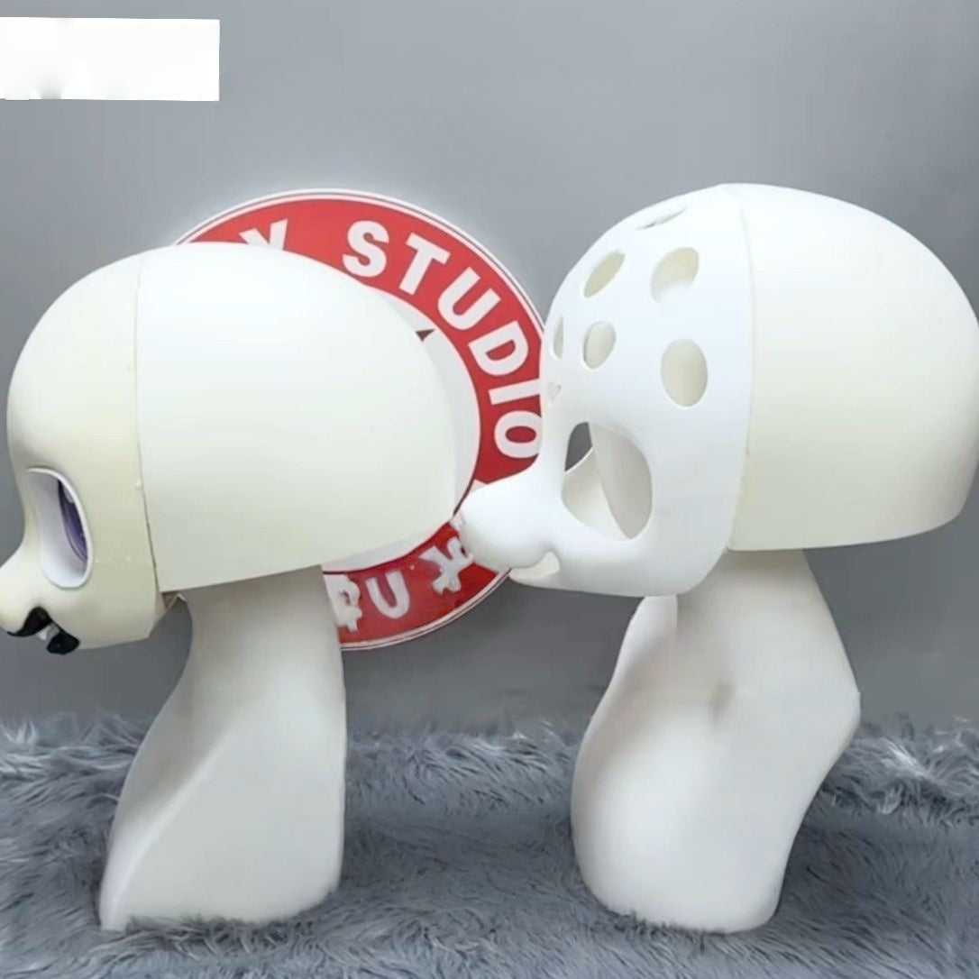 Foam Expanded Back Skull for Fursuit Heads