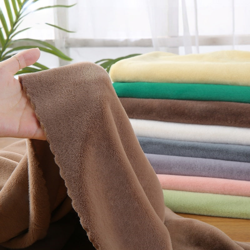 [Color Swatches] - 0.2" Ultra-Soft Short-Pile Faux Rabbit Fur Fabric