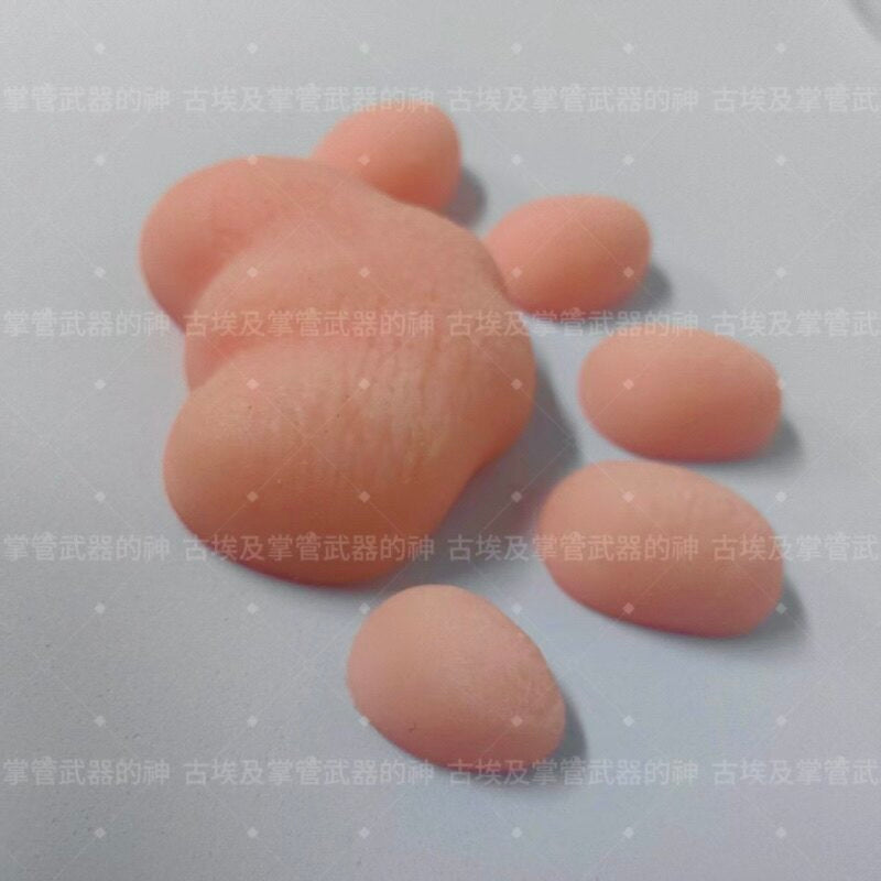 Realistic Canine Paw Pads with Silicone Material