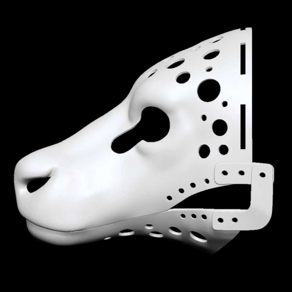 Bovine Fursuit Head Base