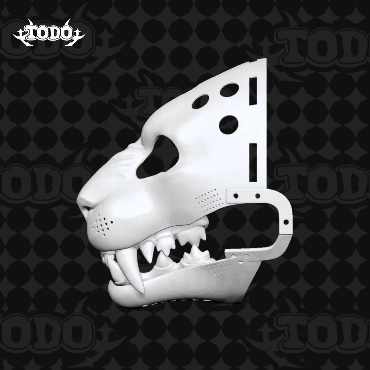 Realistic Tiger Fursuit Head Base