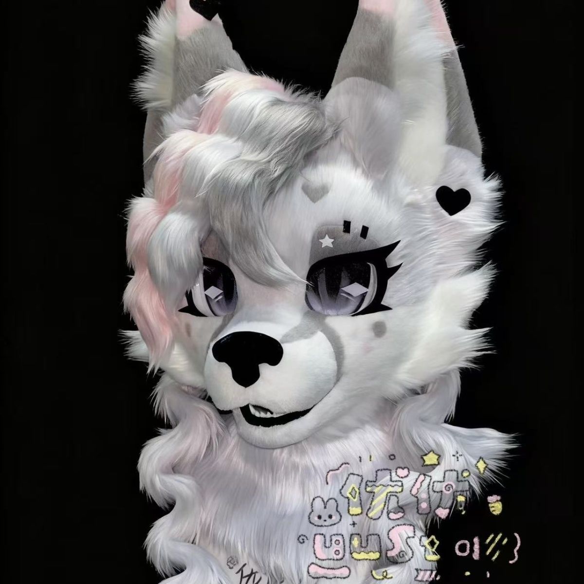 Western Canine Fursuit Head Base