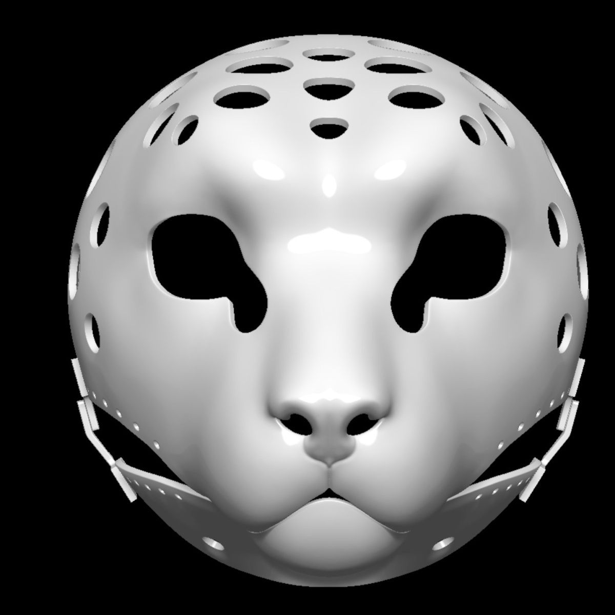 Cheetah Fursuit Head Base