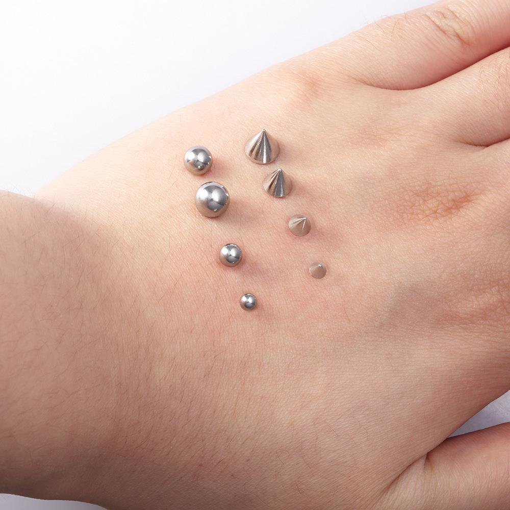 No-Piercing Fang Studs / Lip Studs