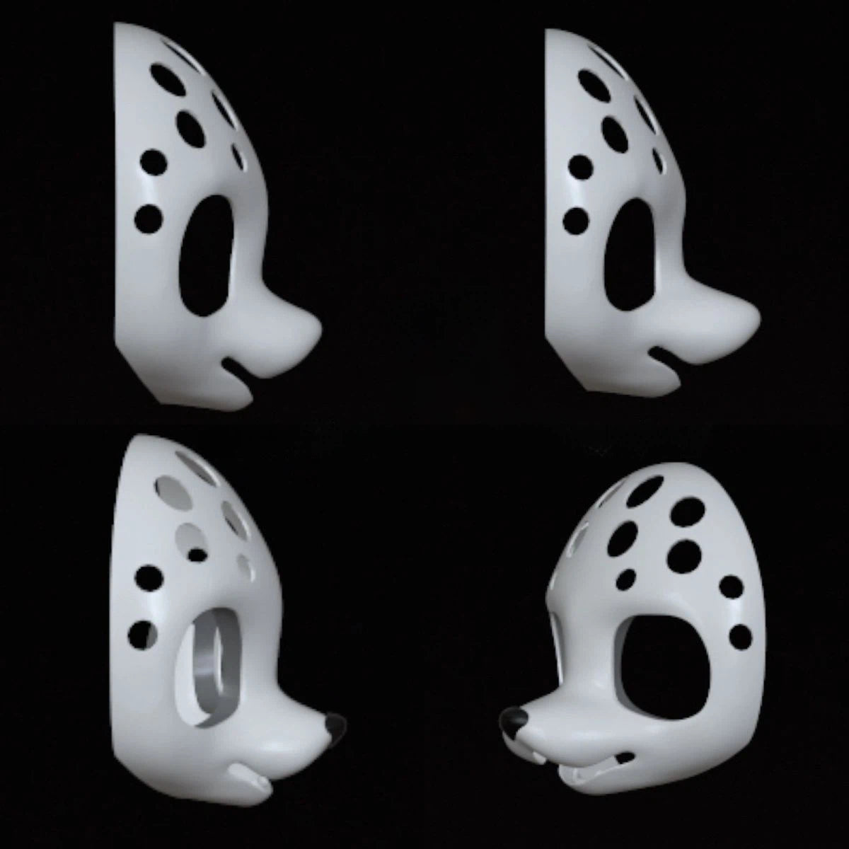 Cute Kemono Fursuit Skull Base