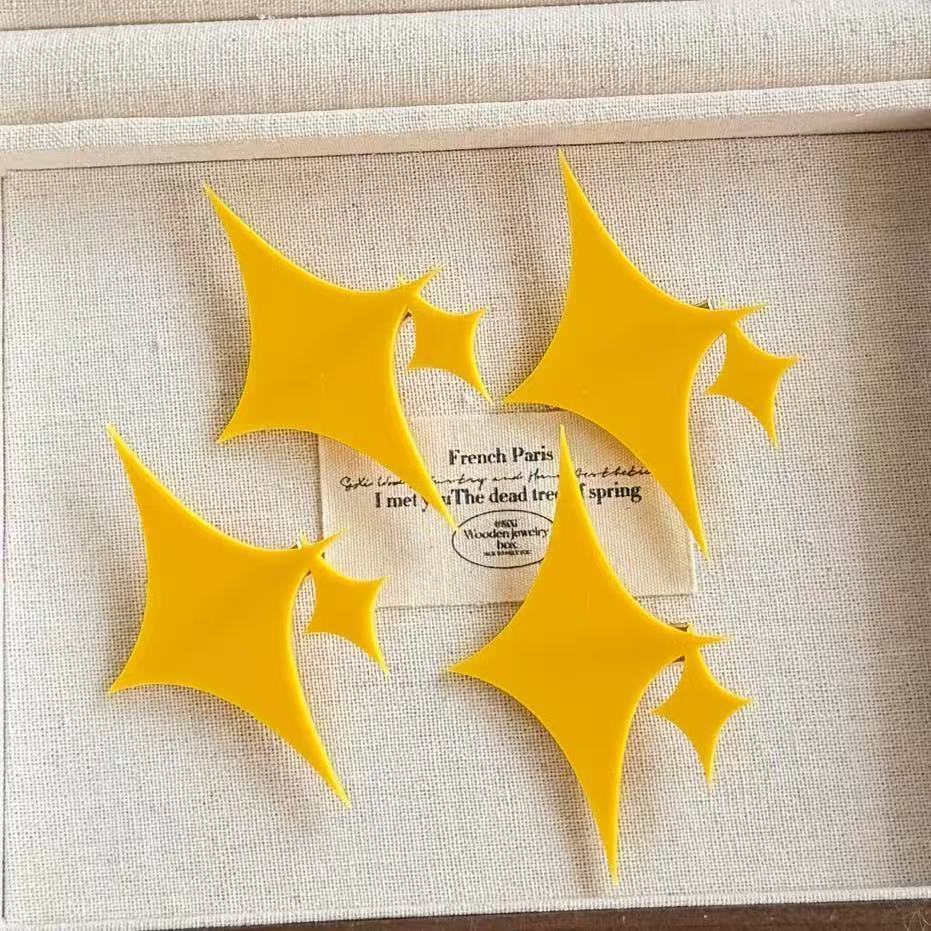 10-Piece Sparkle Star Hair Clips