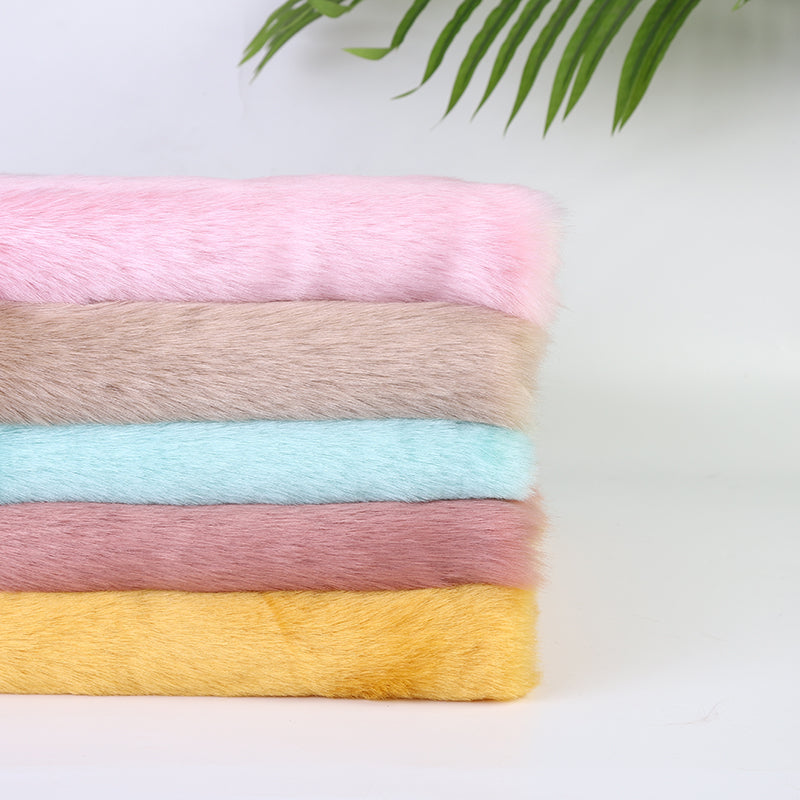 [Color Swatches] - 1.1" Thick Long-Pile Faux Rabbit–Fox Fur Fabric