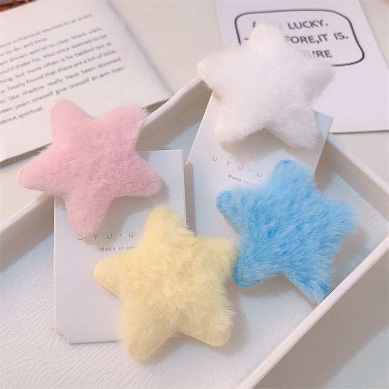 Plush Star Hair Clip