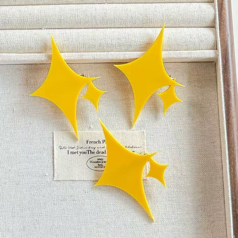 10-Piece Sparkle Star Hair Clips