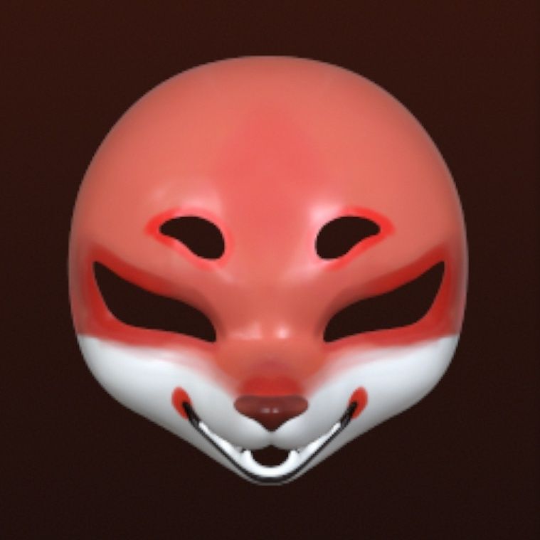 Furi medium-long snout skull fox