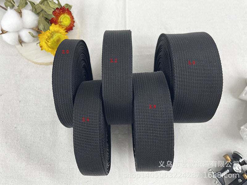 Heavy-Duty 600D Webbing 3.2cm Black