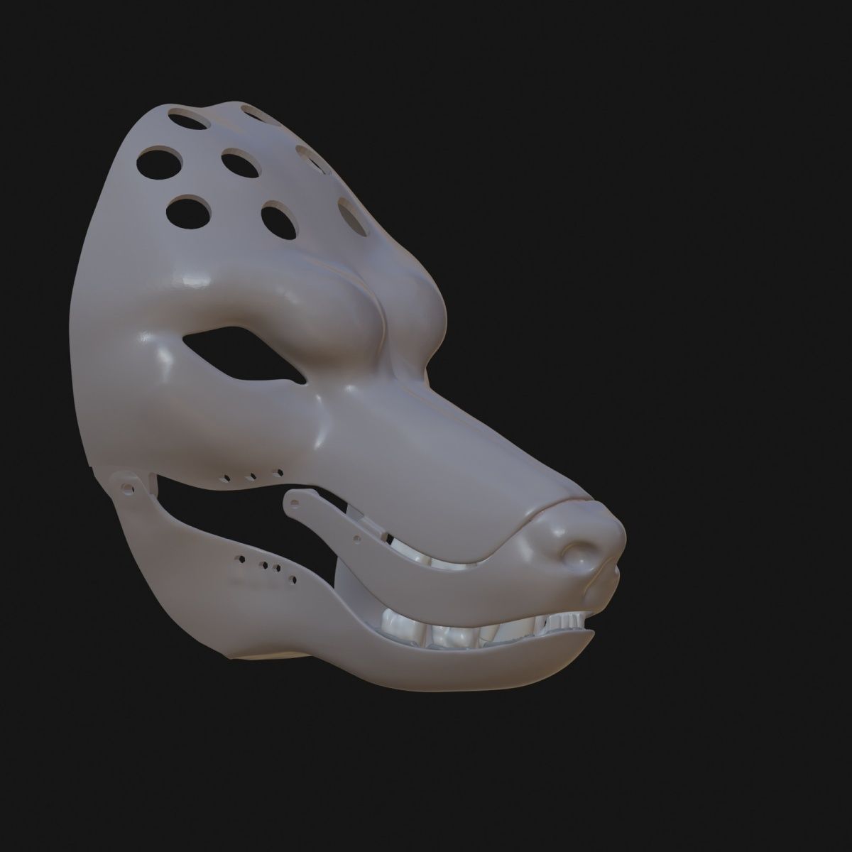 Werewolf Dog Wolf Canine Skull – Furlab Supply