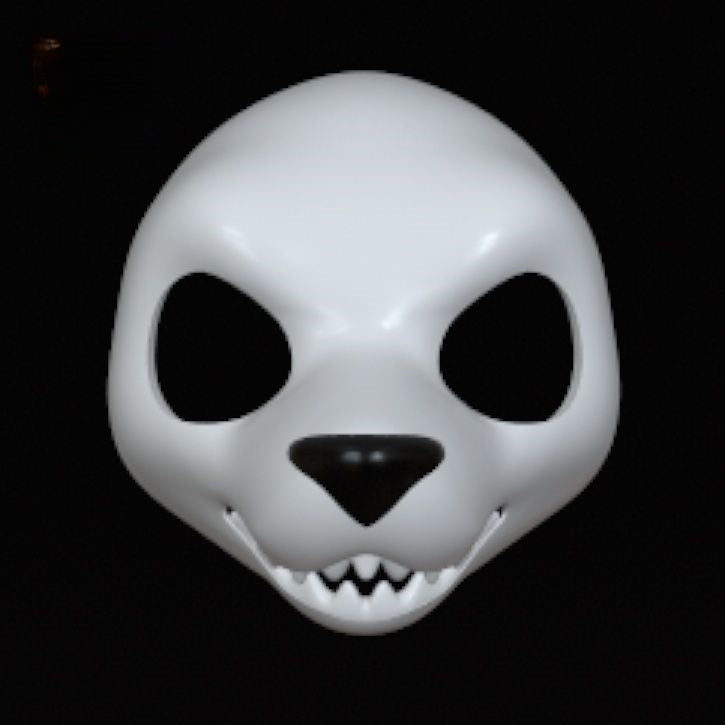 Japanese-style animal skull