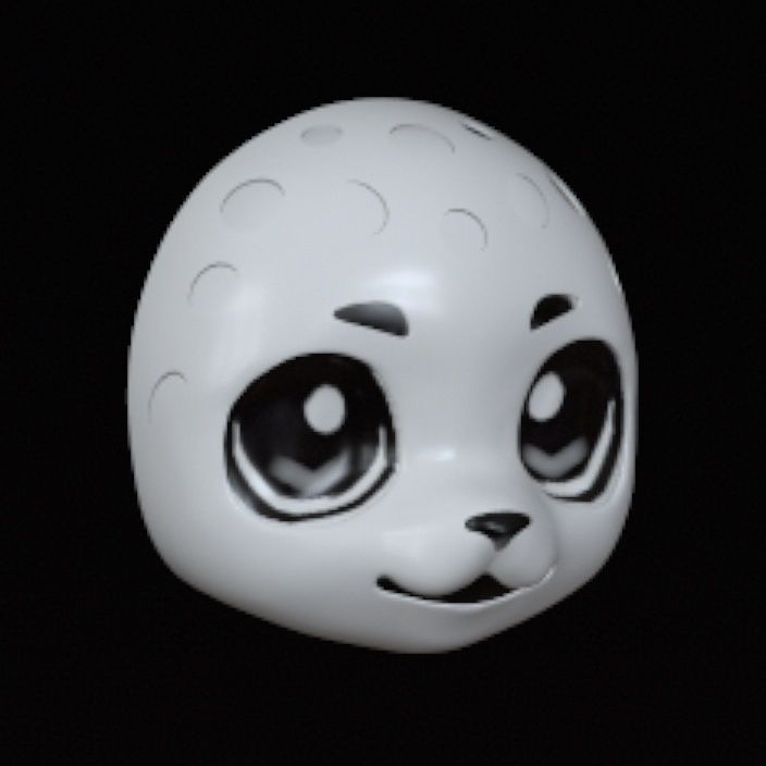 Cute Kemono Fursuit Skull Base