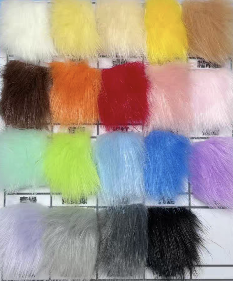 [Color Swatches] - Sample [GlowFlow Fur] 4-5cm Red Pink Purple Series ...