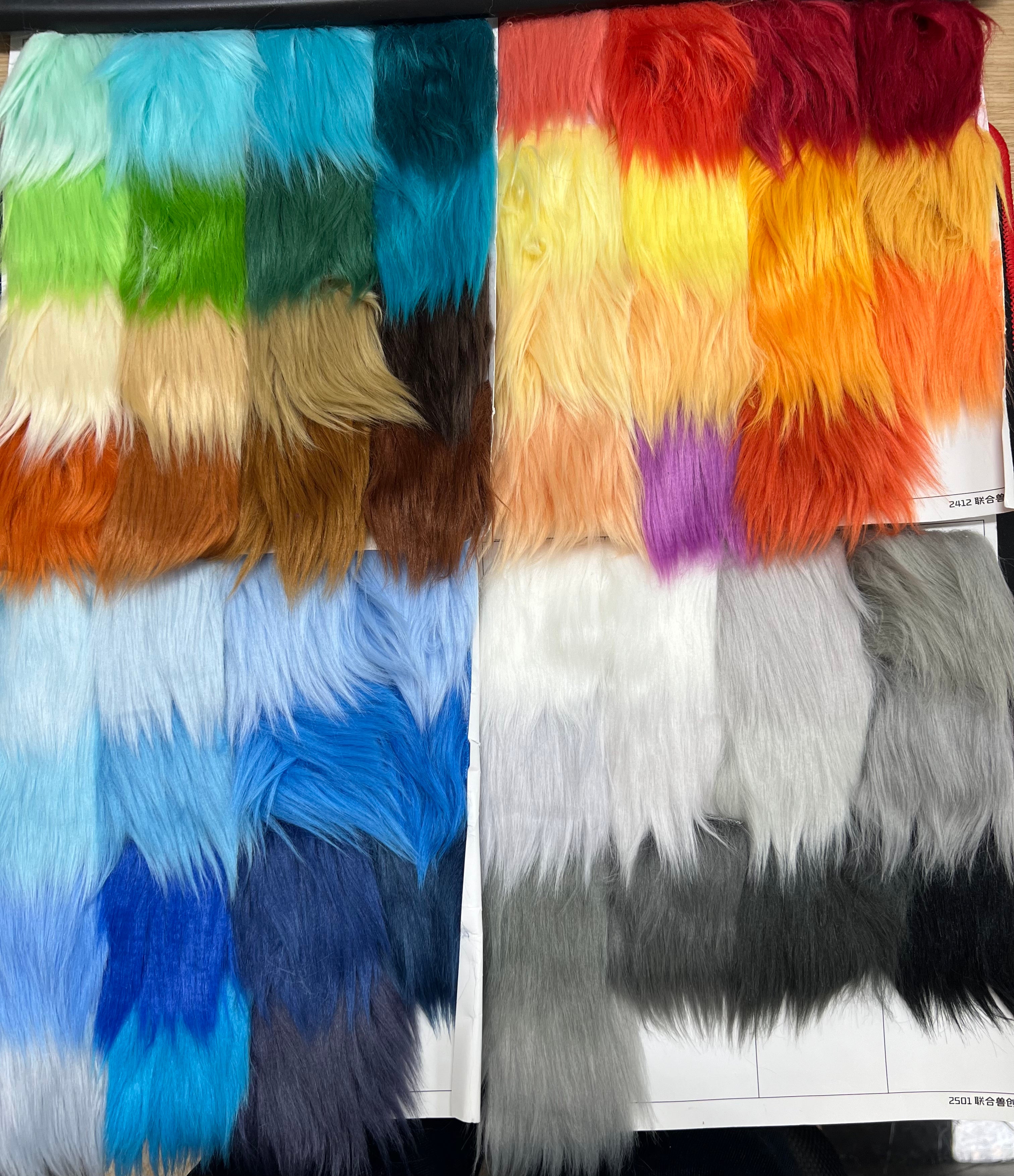 [Color Swatches] -[Milkshake Fur]  4cm Fox Faux Fur