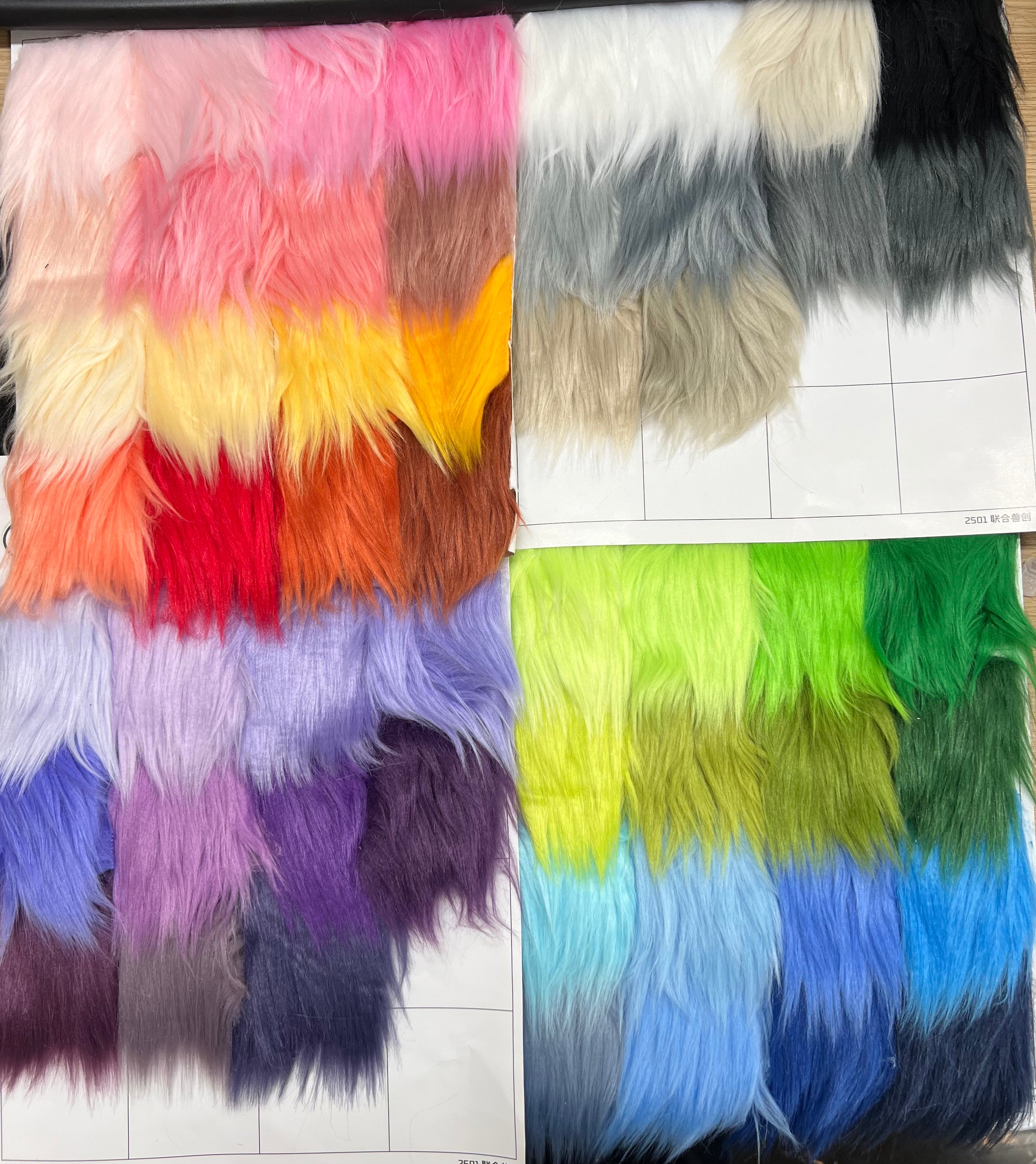 [Color Swatches] - [Mousse Fur]  4cm Series Fox Faux Fur