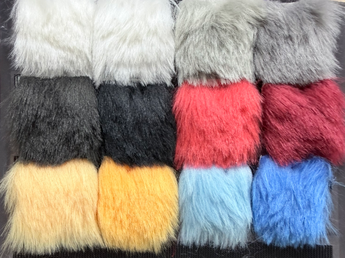 [Color Swatches Booster pack] - [2CM Bunny Fur] Ultra-Soft 4-Way Stretch Minky Faux Fur