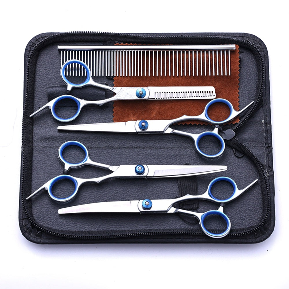 Fur Grooming Scissor Set 7-Piece Kit