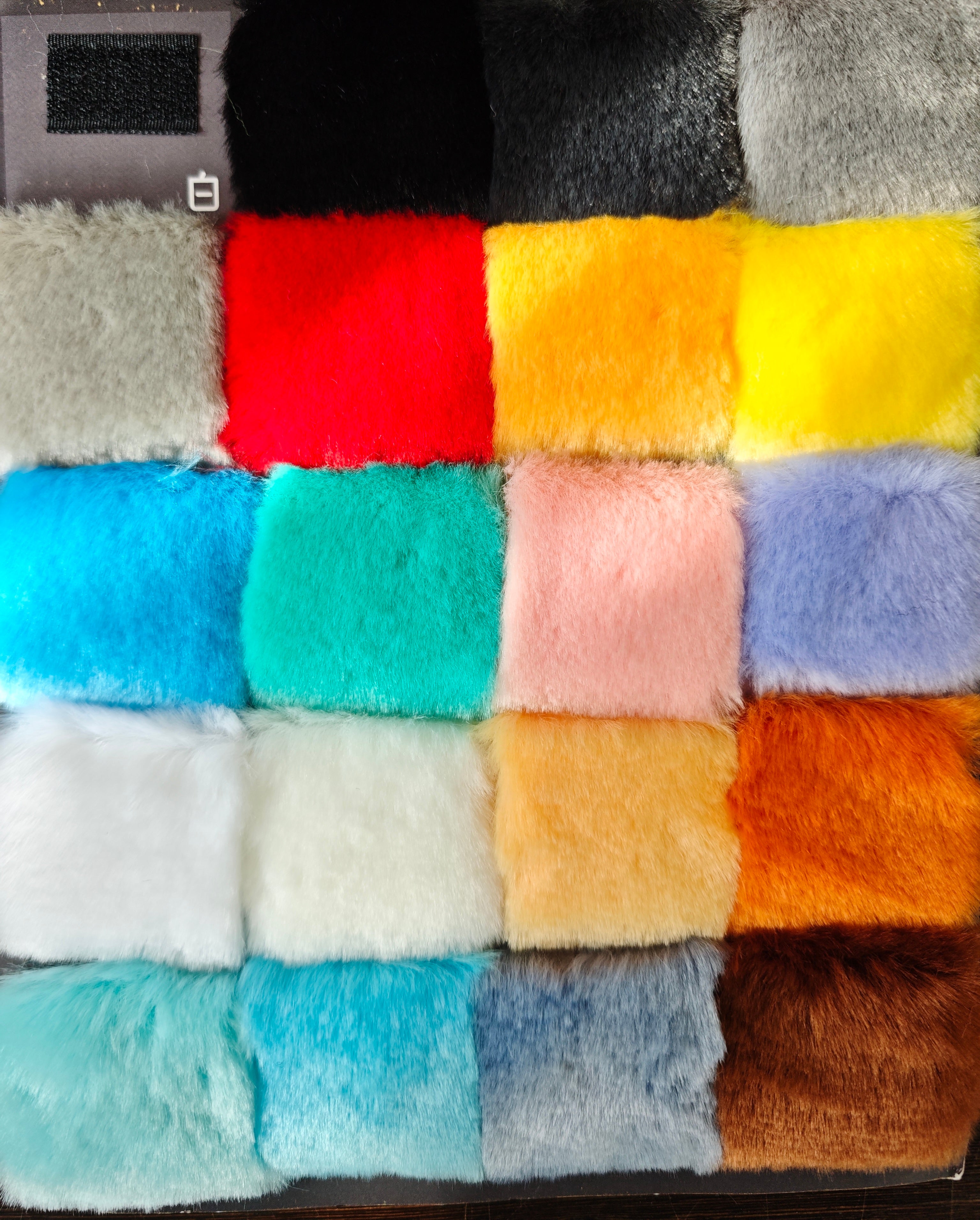 [Color Swatches] - Rabbit Minky Faux Fur