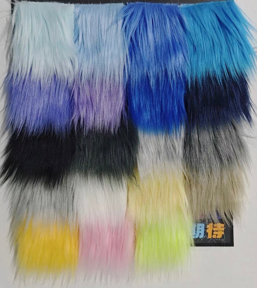 [Color Swatches] - Luxury Shag Faux Fur Fabric