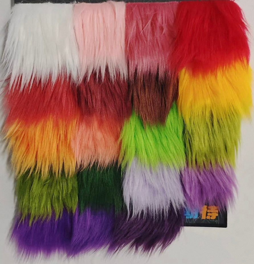 [Color Swatches] - Luxury Shag Faux Fur Fabric