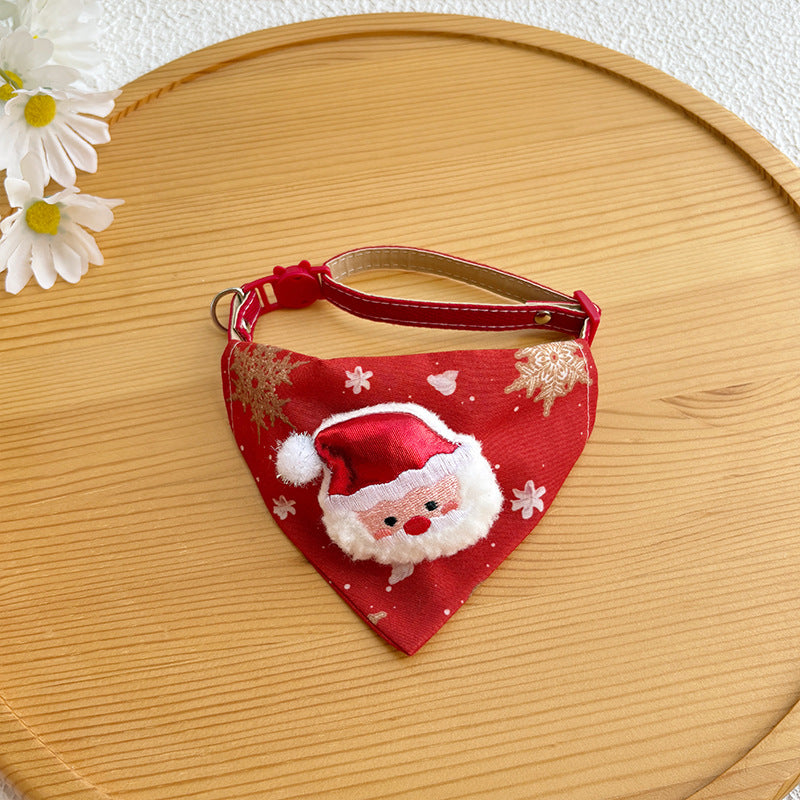 Christmas Pet Bandana Collar