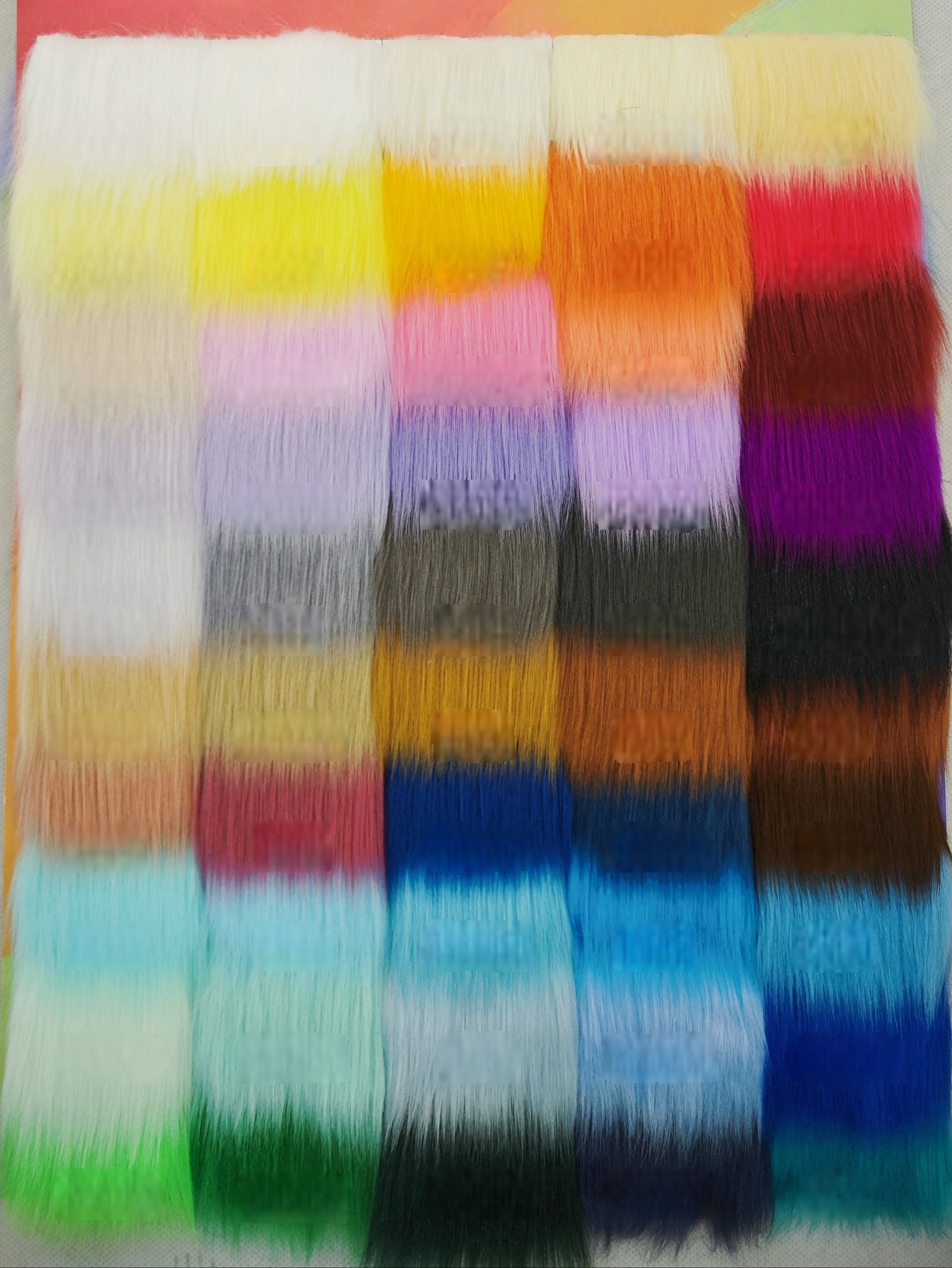 [Color Swatches] -[Pawsy Fur] 4.5cm Luxury Faux Fur – Furlab Supply